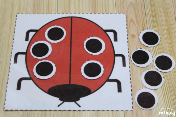 Smart Math Activity with Ladybug Craft for Kids