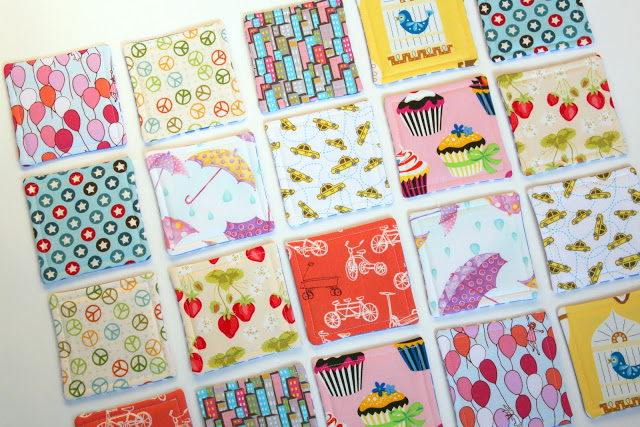 DIY Fabric Matching Game with Quilting Fabric Pads