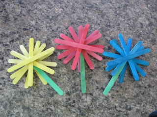 Preschool Spring Crafts for Kids: Popsicle Stick Flowers