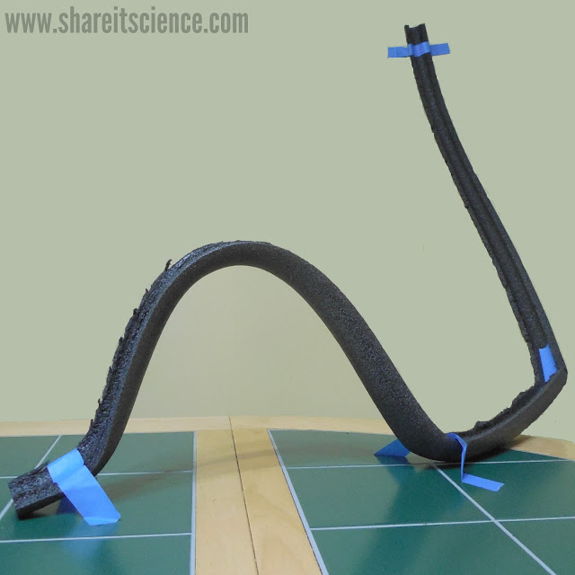 STEM Gravity Lesson Idea DIY Project with Foam Pipes