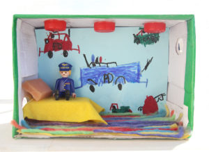 Creative Shoe Box Dollhouse: DIY Bedroom Exhibition with Open Display