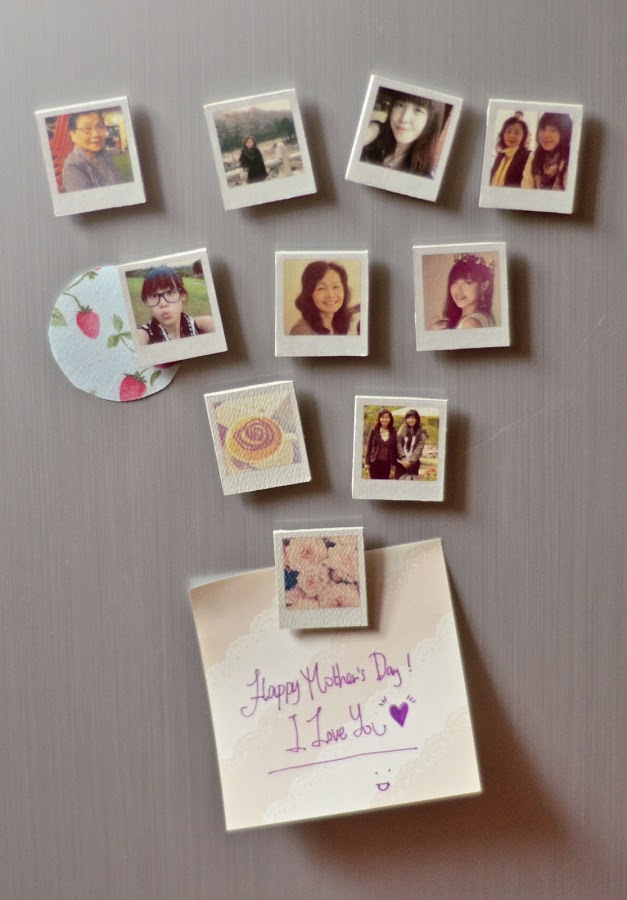 DIY Gifts: Pretty Polaroid Magnets with Memorable Images