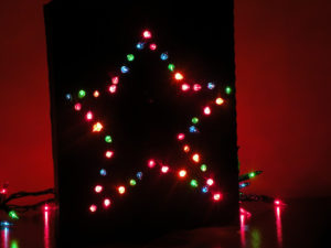 DIY Toddler Cardboard Craft: Homemade Lite Brite