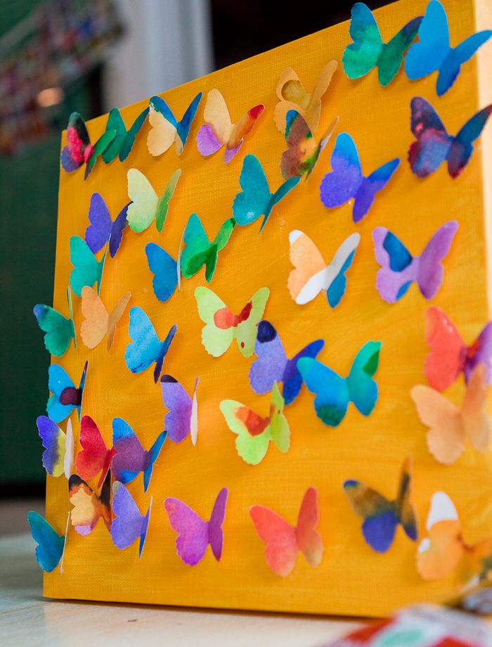 Download 3d Paper Butterfly Wall Art Whimsical Diy Craft Idea For Preschoolers Truly Hand Picked