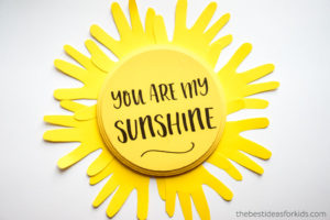 Splendid You Are My Sunshine Wall Art Craft for Mother’s Day