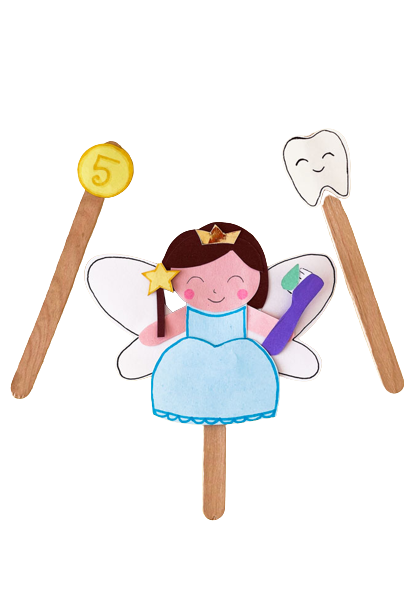 Printable tooth fairy craft