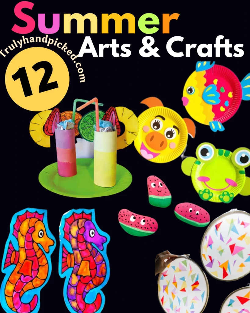 12 Refreshing Summer Arts & Craft Ideas: Activities for Preschool Kids