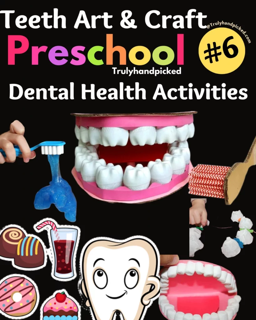 9 Preschool Dental Activities for Kids: Teeth Health Art & Craft (Models)