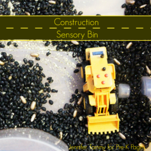 Construction Trucks Sensory Bin Play Idea: An Useful and Fun Construction Activity to Follow for ...