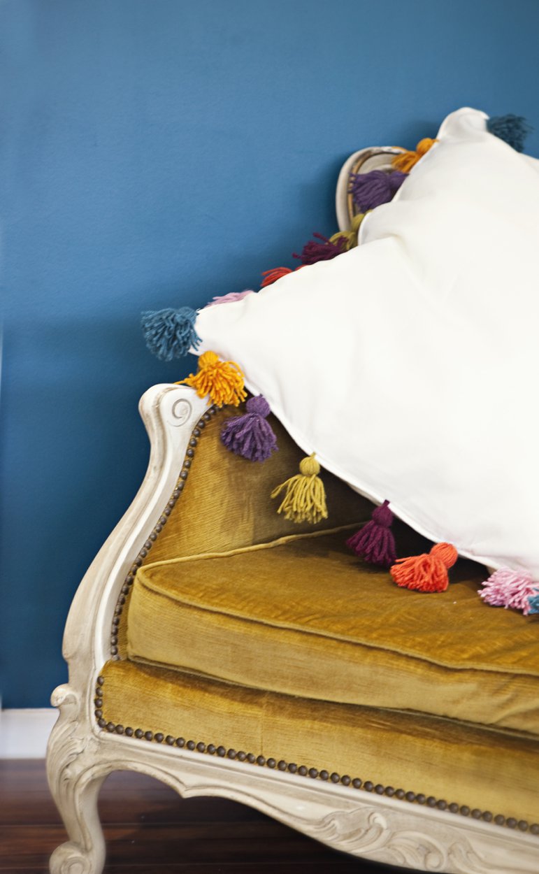 Anthropologie Tassel Pillow Knock Off Tutorial: A Pretty House Decorative Stuff