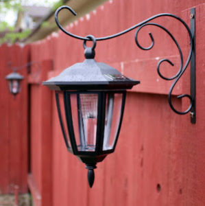 DIY Garden Decor with Dollar Store Hanging Lights For A Gorgeous Pathway