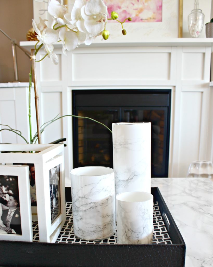 DIY Crafty Challenge: Faux Marble Vase Tutorial By A Purdy Little House