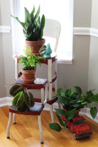 DIY Porch Decor Idea with Plant Hanger with Three Tiered Plant Holder By The House of Hawthornes