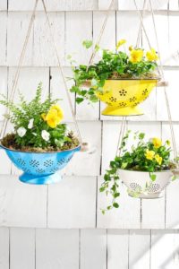 DIY Colander Planter: Easy Tutorial of How to Make Your Porch Charming with Hanging Planters