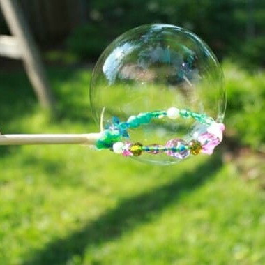Enchanting Bubble Wand with Beads: Exciting Summertime DIY Craft Idea for Kids