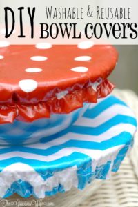 Easy Tutorial of How to Make Washable Reusable Bowl Covers By The Gracious Wife