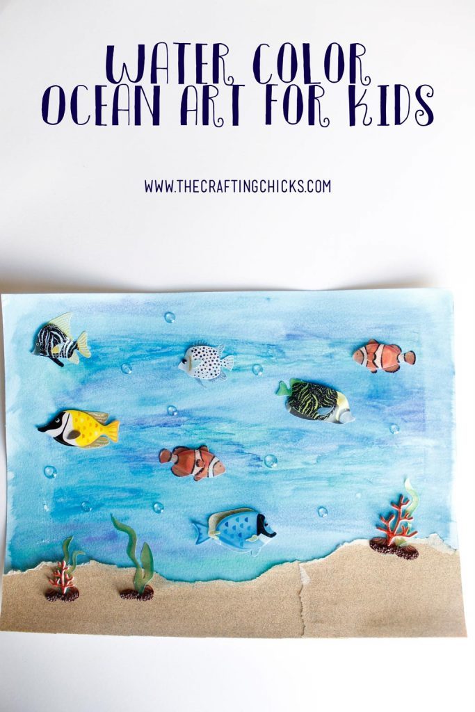 Plain Watercolor Ocean Art Project for Kids: A Mesmerizing Underwater View Through Simple DIY Pr ...
