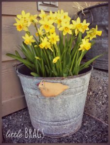 Inspirational Outdoor Decoration Idea in Countryside Style with Recycled Old Washtub Planter