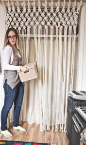 DIY Rustic Macrame Curtain Tutorial By A Beautiful Mess