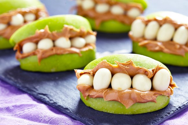 Monster Mouth Snacks for Kids: A Quick-to-Prepare Snack Idea for Dental Health Month