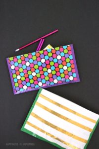 No-Sew Easy-to-Craft Zipper Pouch with Duck tape Designs: A Girly DIY Craft Idea for Summers