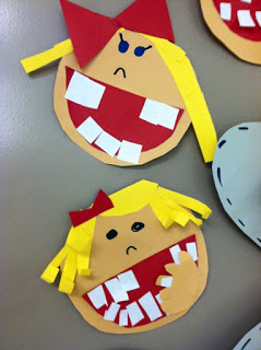 Ist Grade Dental Project with Colorful Paper Craft: A Dental Health Sensory Play Idea