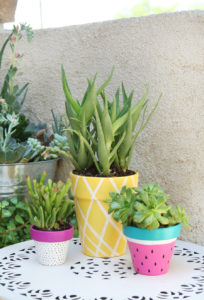 Summer Painted Planters: The Easiest Way to Revamp The Porch Look Quickly with The Season Touch