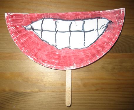 Easy DIY Craft For Preschoolers For Teeth Theme Day: Easy-to-Make Smile Sticker