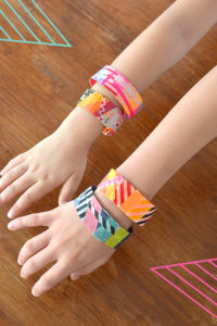 Colorful And Trendy Washi Tape Bracelets: Amazing DIY Summer Craft Idea for Girls