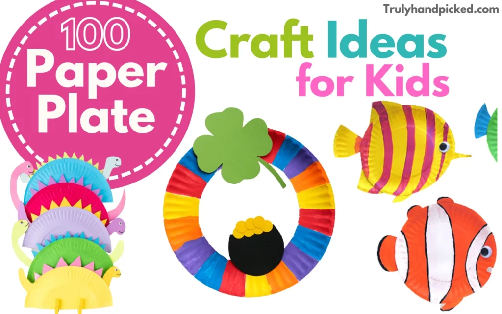 100 Paper Plate Craft Ideas for Kids Animals and Celebration