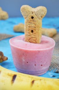 Strawberry Banana Greek Yogurt MIlkbone Biscuit Frozen Dog Treat