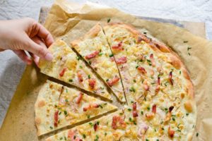 Flammekueche (Alsatian Pizza): Flat Pizza Appetizer