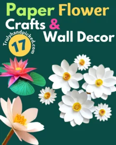 17 Dazzling Blossoms: Construction Paper Flower Crafts (Tutorials)