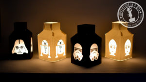 Star Wars Paper Lanterns – Construction paper kids crafts