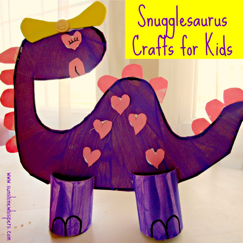 DIY Dinosaur Crafts with Cereal Box, Sharpie and Paper Roll