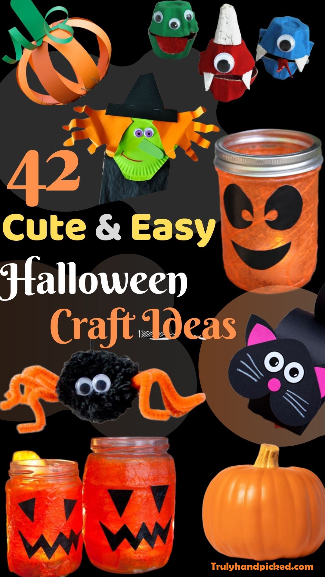 67 Spooky and Whimsical Halloween Crafts for Toddlers and Preschool