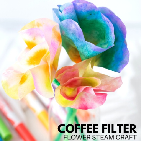 Easy Coffee Filter Flowers
