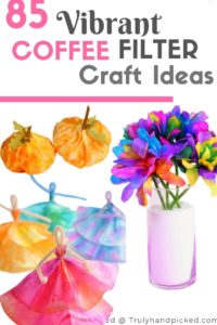 85 Vibrant Coffee Filter Craft Ideas