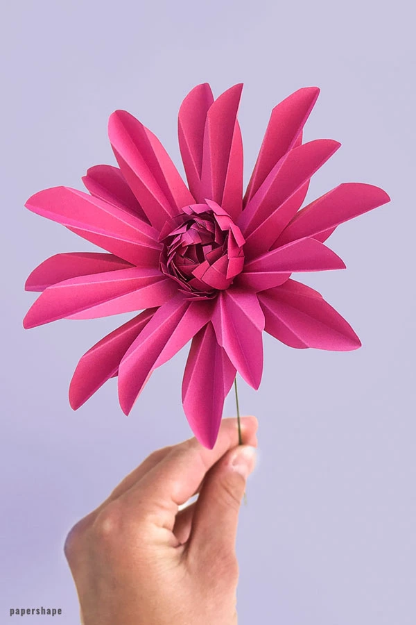 DIY Gerbera Daisy Paper Craft